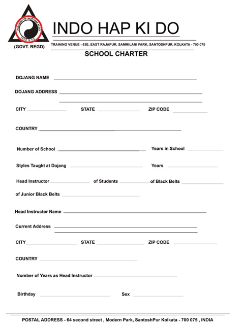 application form
